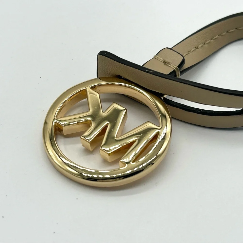 Michael Kors Tan Gold Bag Charm Fob